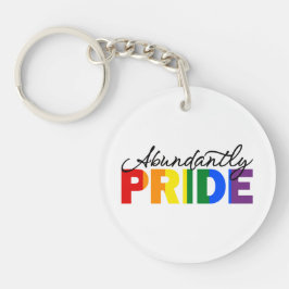 Orgulho Abundante de ser Gay - Chaveiro acrílico