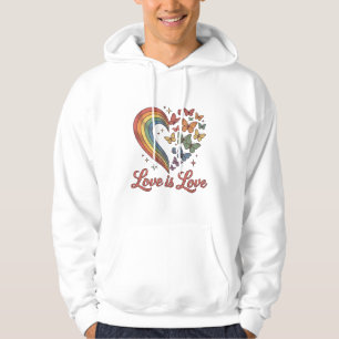 Orgulho Borboleta Coração Amor É Amor Camisa Desig