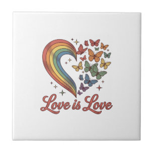 Orgulho Borboleta Coração Amor É Amor Camisa Desig