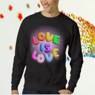 Orgulho Confortável: Camiseta de Moletom Arco-Íris