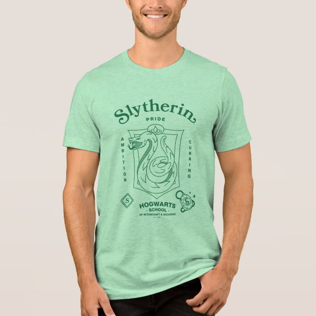 ORGULHO DA SLYTHERIN™ Ambição Astúcia Brasão (Frente)