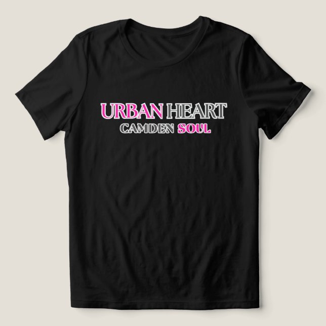 ORGULHO DE PARKSIDE URBAN HEART Preto Rosa Mulhere (Design frontal)