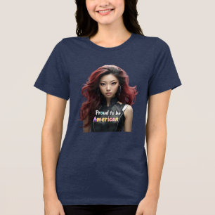 Orgulho de ser Americano - Arte Robô Feminina Vibr