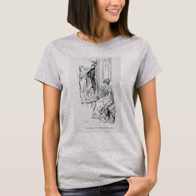 Orgulho e Preconceito da Camisa do Sr. Darcy (Frente)