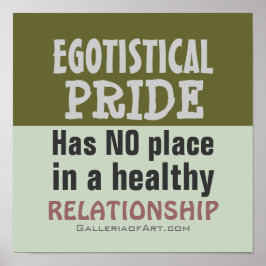 ORGULHO EGOTISTICO ~ Poster / Impressão