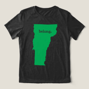 Orgulho Estatal do Mapa Belong Vermont