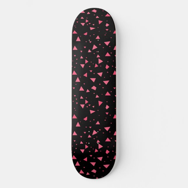 Orgulho gay cor-de-rosa com skate LGBTQ+ (Frente)