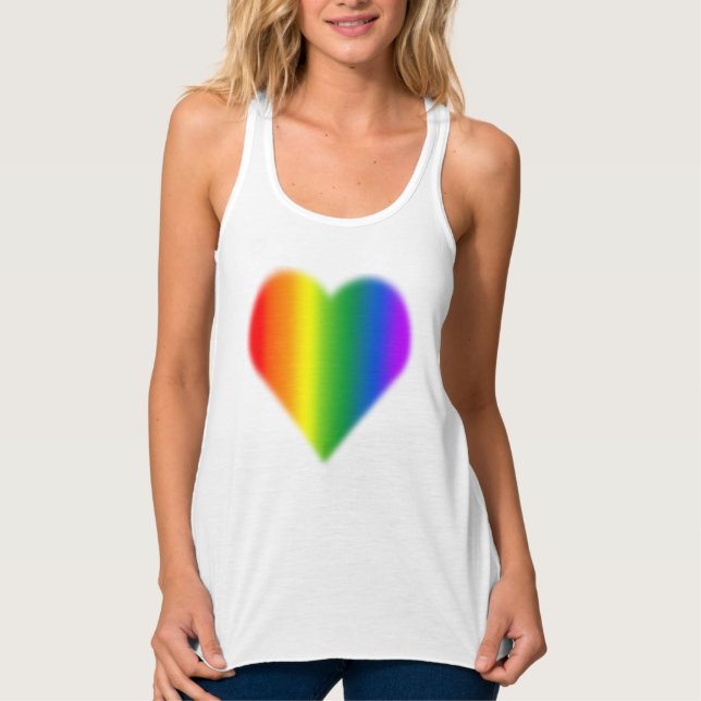Orgulho gay da Camisa Topo do Tanque de Amor com A (Frente)