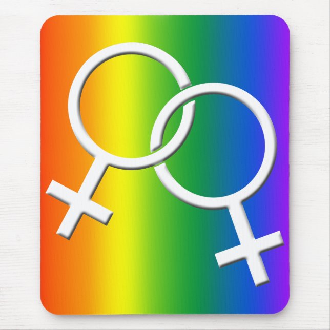 Orgulho gay de Mousepad orgulho gay (Frente)