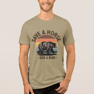 Orgulho Gay do Urso Humor Salve um Cavalo Monte um