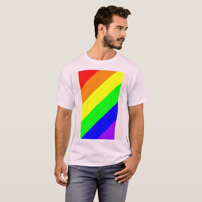Orgulho gay LGBT - Camiseta (Frente Completa)