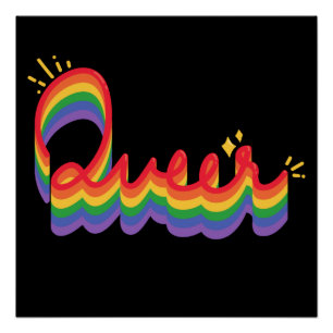 Orgulho LGBT+. Amor estranho. Pôster