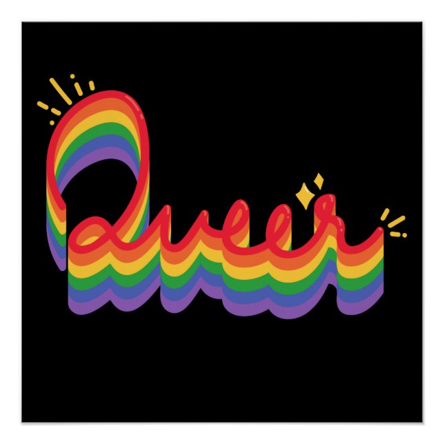 Orgulho LGBT+. Amor estranho. Pôster (Frente)