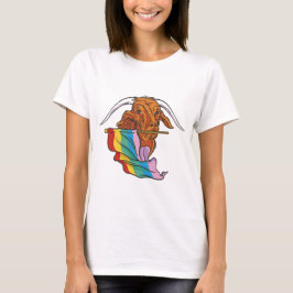 Orgulho LGBTQ com Camisa T do Arco-Íris