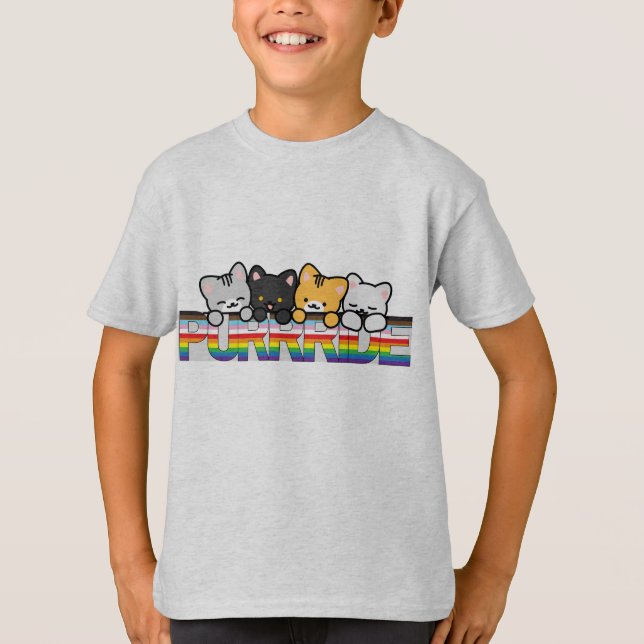 Orgulho, mas com camiseta de gatos (Frente)