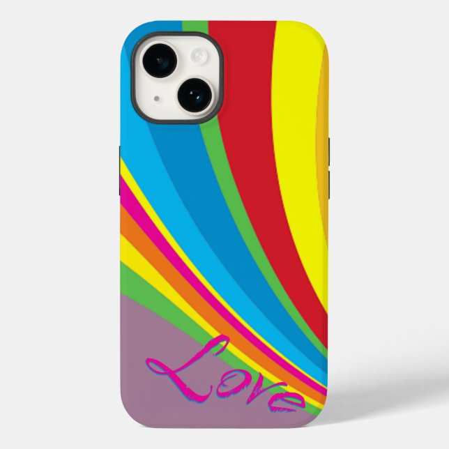 Orgulho Mês - Rainbow Love (Verso)