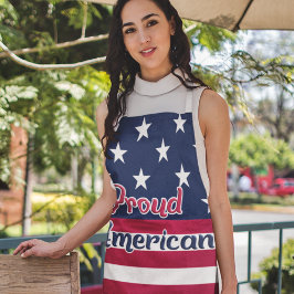Orgulho patriótico americano bandeira vermelha azu