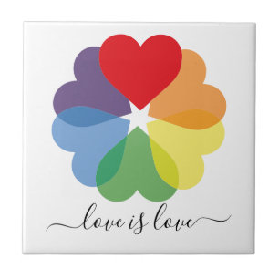 Orgulho Rainbow Hearts Love Is Love