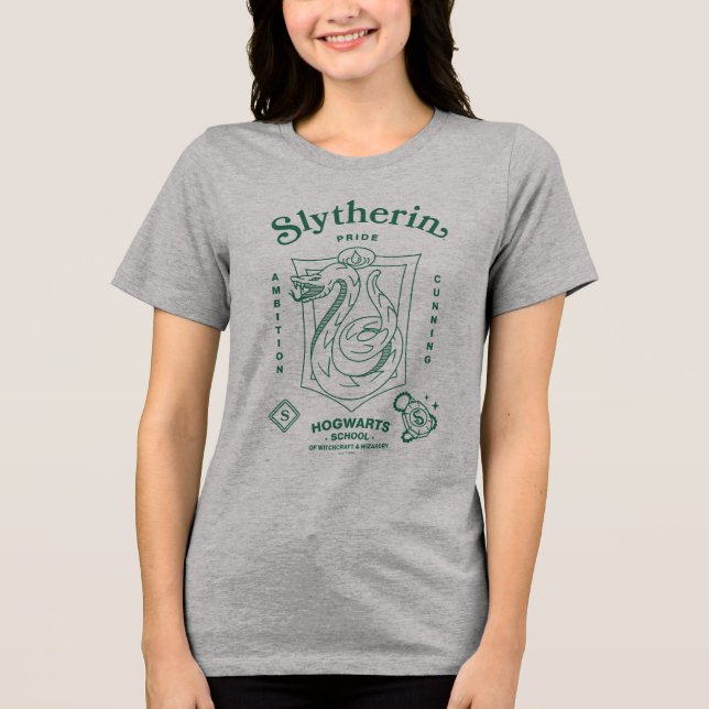 ORGULHO SLYTHERIN™ Ambição Astúcia Brasão (Frente)