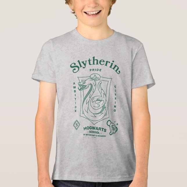 ORGULHO SLYTHERIN™ Ambição Astúcia Brasão (Frente)