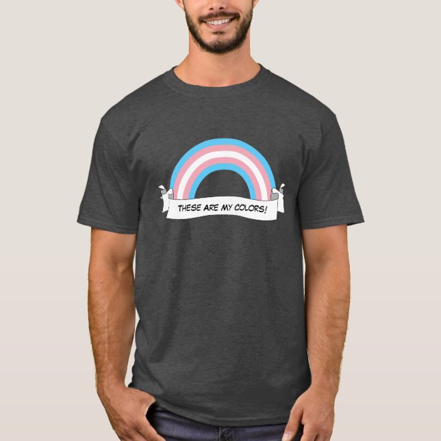 Orgulho transgênere do arco-íris Tank Top (Frente)