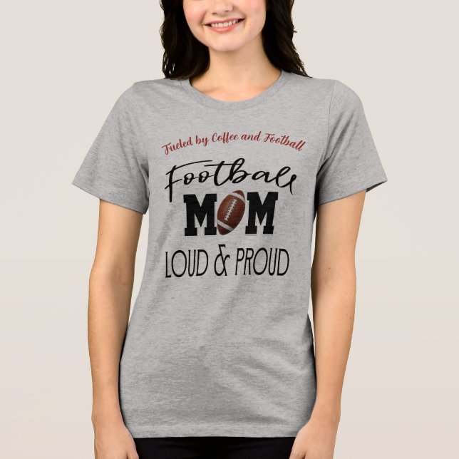 Orgulhosa do Dia de Jogo da Mãe de Futebol (Frente)