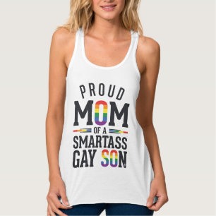 Orgulhosa Mãe de um Filho Gay Arrogante Camisa Vin