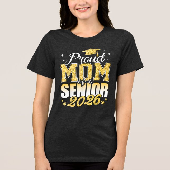 Orgulhosa Mãe de um Formando da Turma de 2026 Grad (Frente)