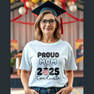 orgulhosa mãe de uma graduação em rosquinhas de 20