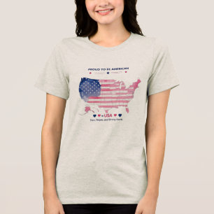 Orgulhoso de ser americano Bella+Canvas
