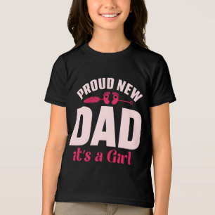 Orgulhoso novo pai é uma menina dia dos pais camis
