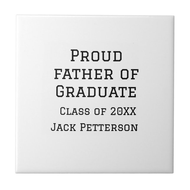 Orgulhoso pai da classe de formandos de 20XX adici (Frente)