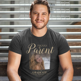 Orgulhoso Pai/Mãe | Camiseta de Formatura com Foto