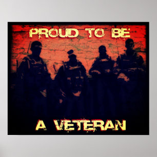 Orgulhoso por ser um Poster de Veterano