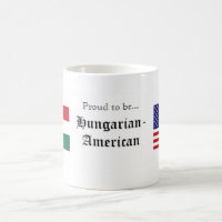Orgulhoso ser… caneca Húngaro-Americana