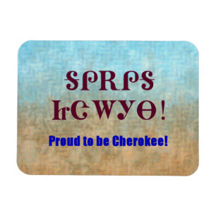 Orgulhoso ser ímã Cherokee