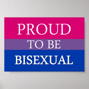 Orgulhoso ser poster bissexual