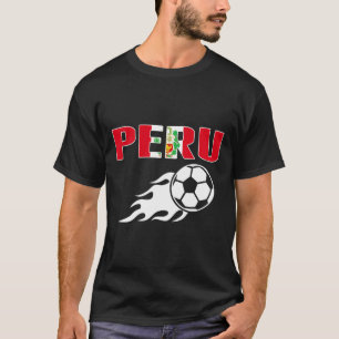 Orgulhosos Fãs de Futebol do Peru Camisa Bandeira