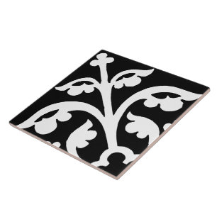 Orientação de Diamante Abstrato Elegante Preto e B