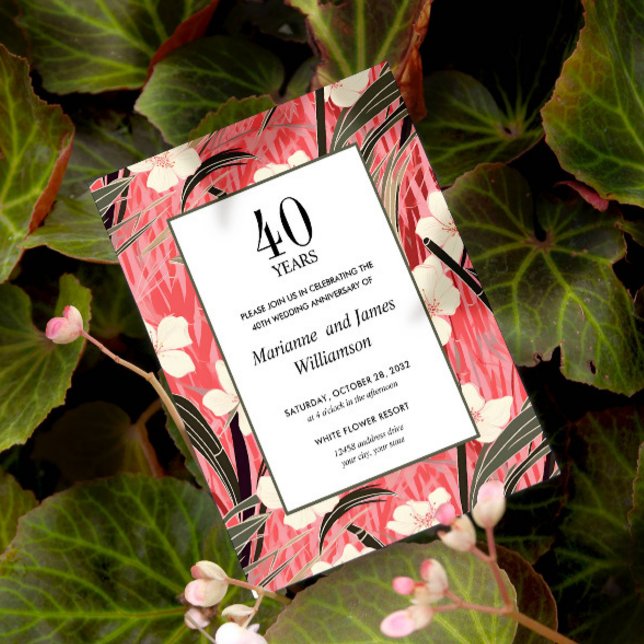 Oriental Bamboo Japonês Flor 40º Aniversário (Criador carregado)