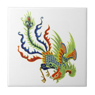 Oriental Chicken Vintage Art