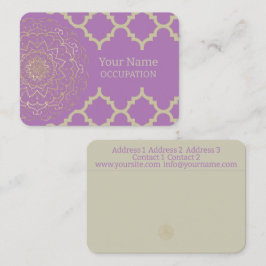 Oriental Mandala - Cartão de visita