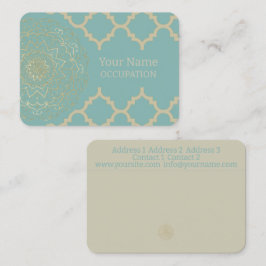 Oriental Mandala - Cartão de visita