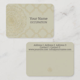 Oriental Mandala - Cartão de visita