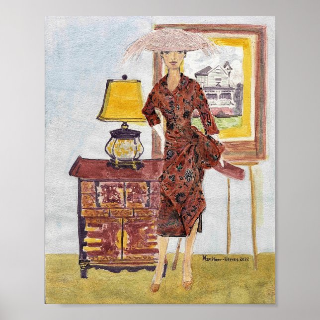 Oriental Matisse #1 Poster (Frente)