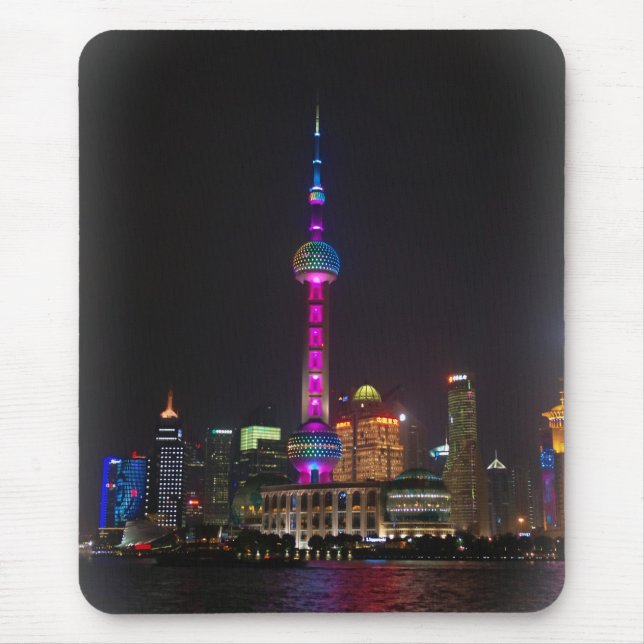 Oriental Pearl Tower - Xangai, China - Mousepad (Frente)