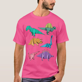 Origami Dinossauro Camisa Dinossauros Estilo Origa
