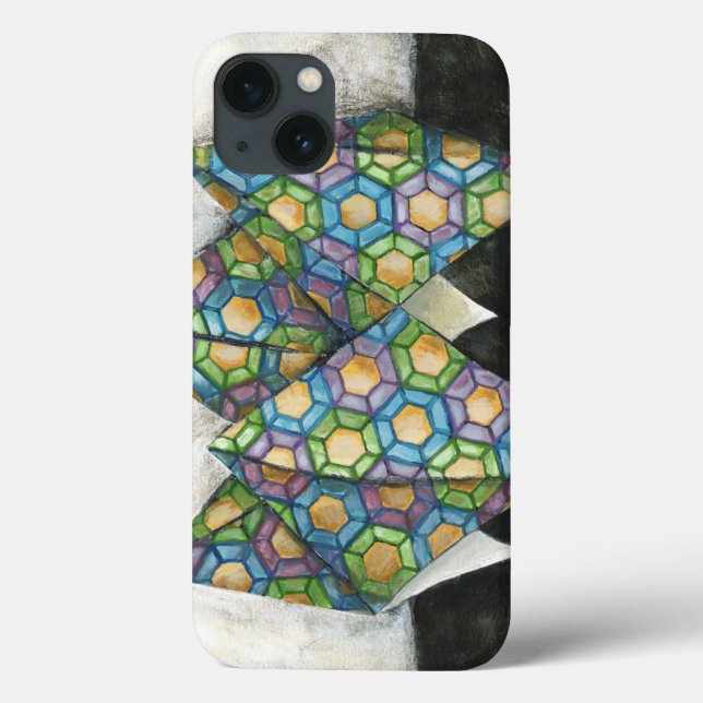 Origami Fortune Teller em Papel Geométrico (Verso)