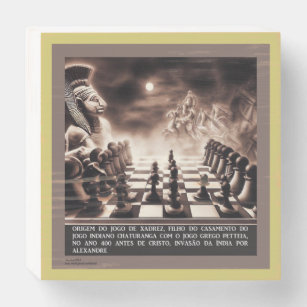 Quadro De Madeira Jogo de xadrez por Sofonisba Anguissola - cerca