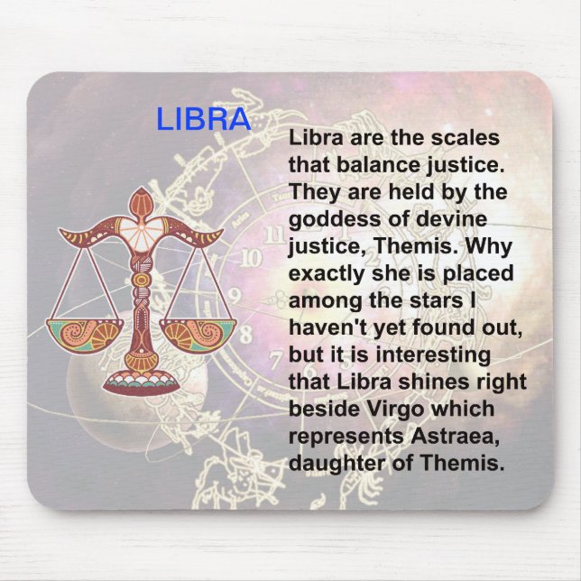 Origem Libra Mousepad (Frente)